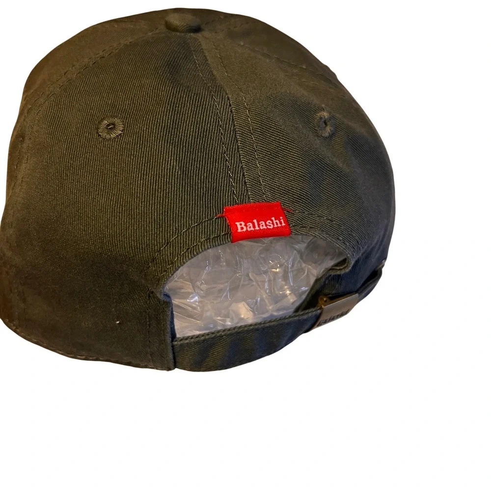 Balashi Beer Aruba Premium Pilsner Baseball Hat Mens Gray Cotton Adjustable Cap